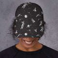 Astronaut In Space Pattern Print Baseball Cap