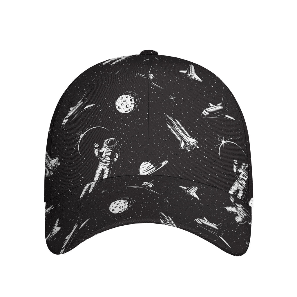 Astronaut In Space Pattern Print Baseball Cap