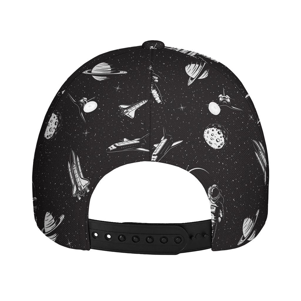 Astronaut In Space Pattern Print Baseball Cap