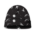 Astronaut In Space Pattern Print Beanie