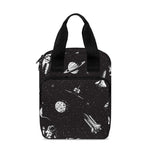 Astronaut In Space Pattern Print Bible Tote Bag