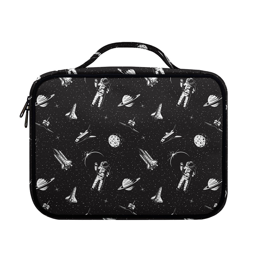 Astronaut In Space Pattern Print Briefcase Bible Bag