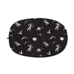 Astronaut In Space Pattern Print Car Side Mirror Covers
