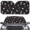 Astronaut In Space Pattern Print Car Windshield Sun Shade