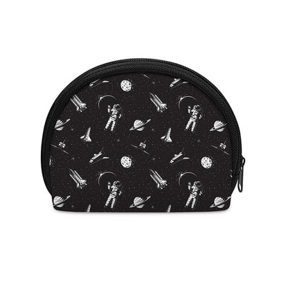 Astronaut In Space Pattern Print Coin Purse