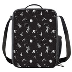 Astronaut In Space Pattern Print Crossbody Lunch Bag