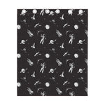 Astronaut In Space Pattern Print Curtain