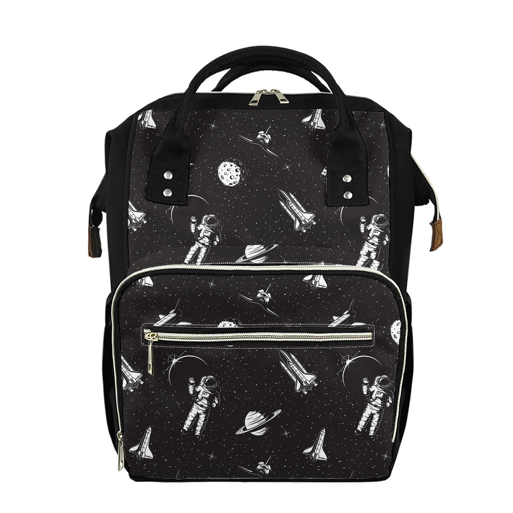 Astronaut In Space Pattern Print Diaper Bag