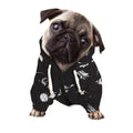 Astronaut In Space Pattern Print Dog Zip Up Hoodie