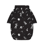 Astronaut In Space Pattern Print Dog Zip Up Hoodie