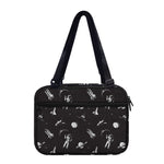 Astronaut In Space Pattern Print Double Strap Bible Bag