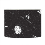 Astronaut In Space Pattern Print Drum Lamp Shade