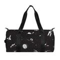 Astronaut In Space Pattern Print Gym Bag