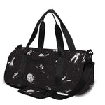 Astronaut In Space Pattern Print Gym Bag