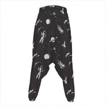 Astronaut In Space Pattern Print Hammer Pants