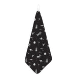 Astronaut In Space Pattern Print Hand Towel