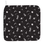 Astronaut In Space Pattern Print Hand Towel