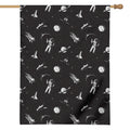 Astronaut In Space Pattern Print House Flag