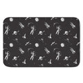 Astronaut In Space Pattern Print Indoor Door Mat