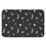 Astronaut In Space Pattern Print Indoor Door Mat