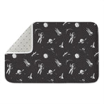 Astronaut In Space Pattern Print Indoor Door Mat