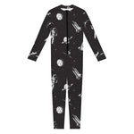 Astronaut In Space Pattern Print Jumpsuit