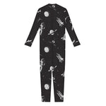 Astronaut In Space Pattern Print Jumpsuit