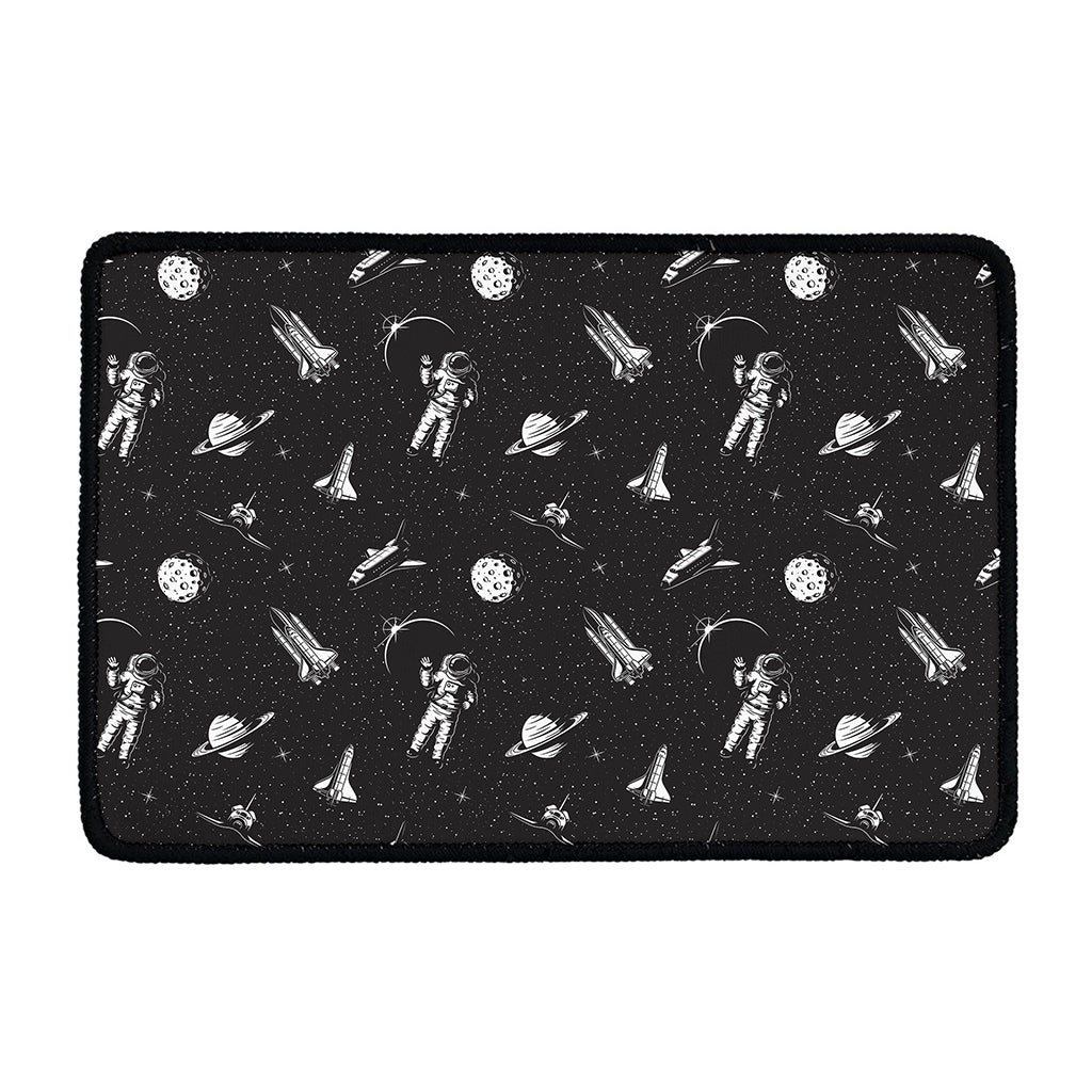 Astronaut In Space Pattern Print Kitchen Mat