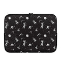 Astronaut In Space Pattern Print Laptop Sleeve