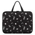 Astronaut In Space Pattern Print Laptop Sleeve With Handle