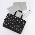 Astronaut In Space Pattern Print Laptop Sleeve With Handle