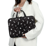 Astronaut In Space Pattern Print Laptop Sleeve With Handle