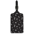 Astronaut In Space Pattern Print Luggage Tag