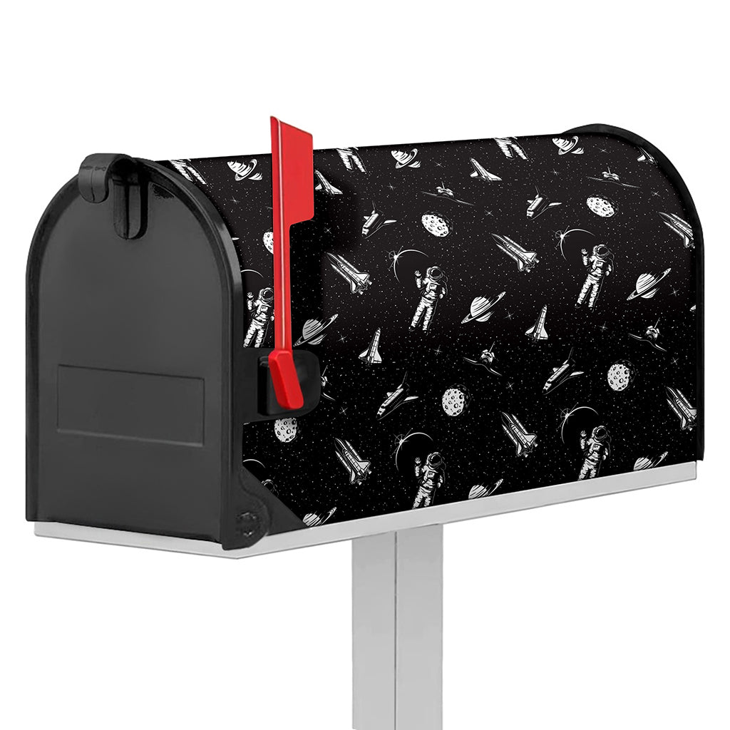 Astronaut In Space Pattern Print Mailbox Cover