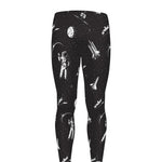 Astronaut In Space Pattern Print Men's leggings