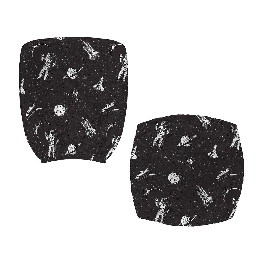 Astronaut In Space Pattern Print Office Chair Cover