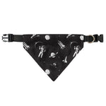 Astronaut In Space Pattern Print Over The Collar Dog Bandana