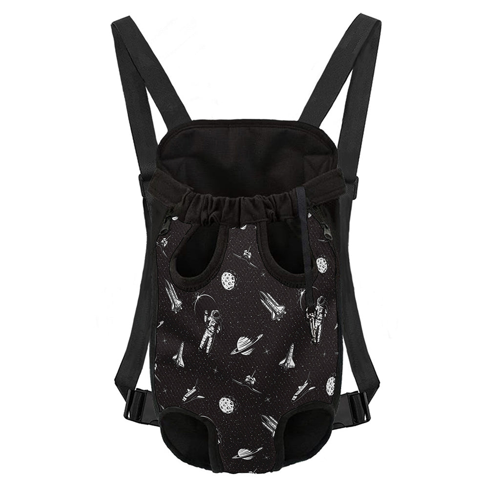 Astronaut In Space Pattern Print Pet Carrier Backpack