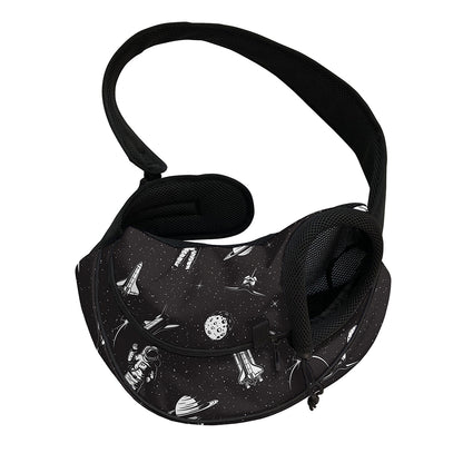 Astronaut In Space Pattern Print Pet Sling Carrier