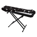 Astronaut In Space Pattern Print Piano Keyboard Cover