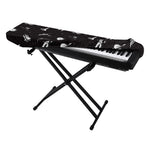 Astronaut In Space Pattern Print Piano Keyboard Cover