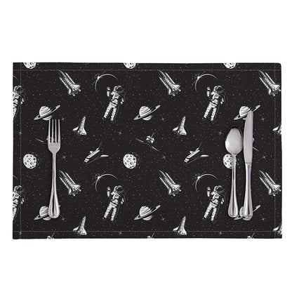 Astronaut In Space Pattern Print Placemat