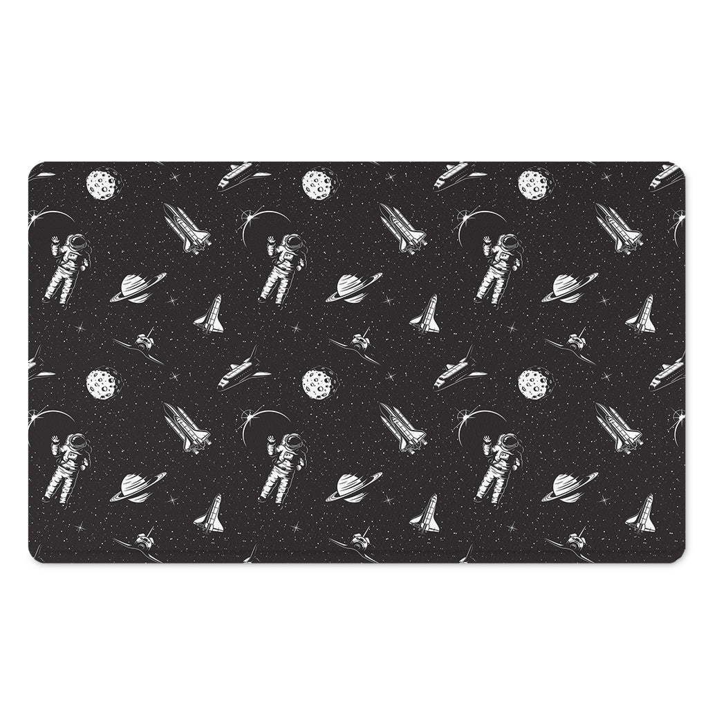 Astronaut In Space Pattern Print Polyester Doormat