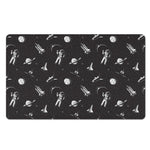 Astronaut In Space Pattern Print Polyester Doormat