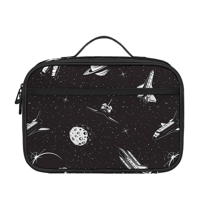 Astronaut In Space Pattern Print Portable Lunch Bag