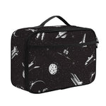 Astronaut In Space Pattern Print Portable Lunch Bag