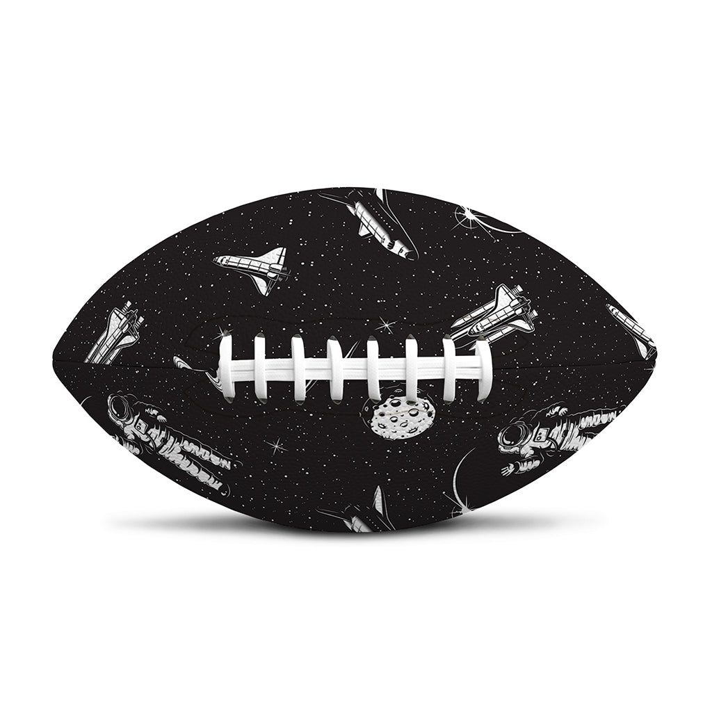 Astronaut In Space Pattern Print Rugby Ball