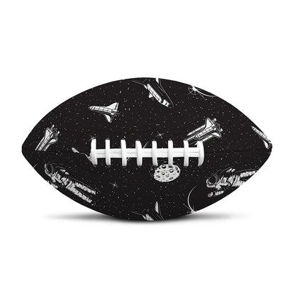 Astronaut In Space Pattern Print Rugby Ball