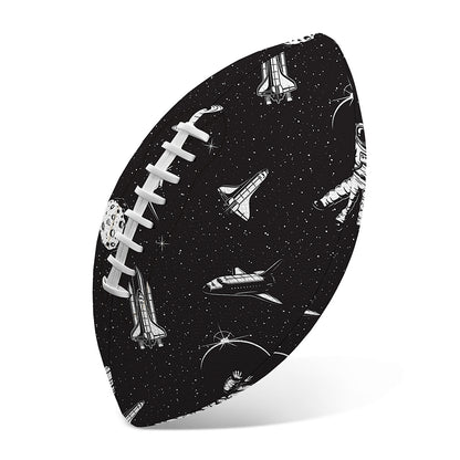 Astronaut In Space Pattern Print Rugby Ball