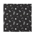 Astronaut In Space Pattern Print Silk Bandana
